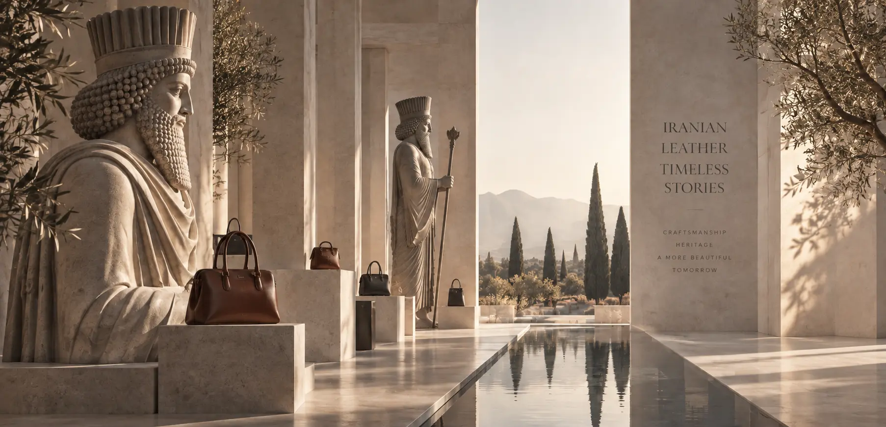 LOUVA Leather Goods campaign